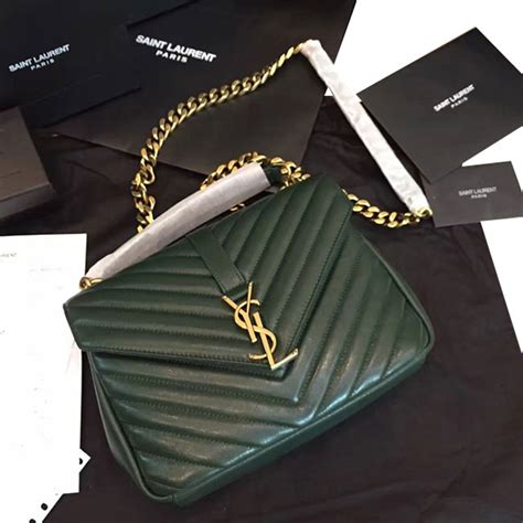 Saint Laurent Green Handbags for Women 